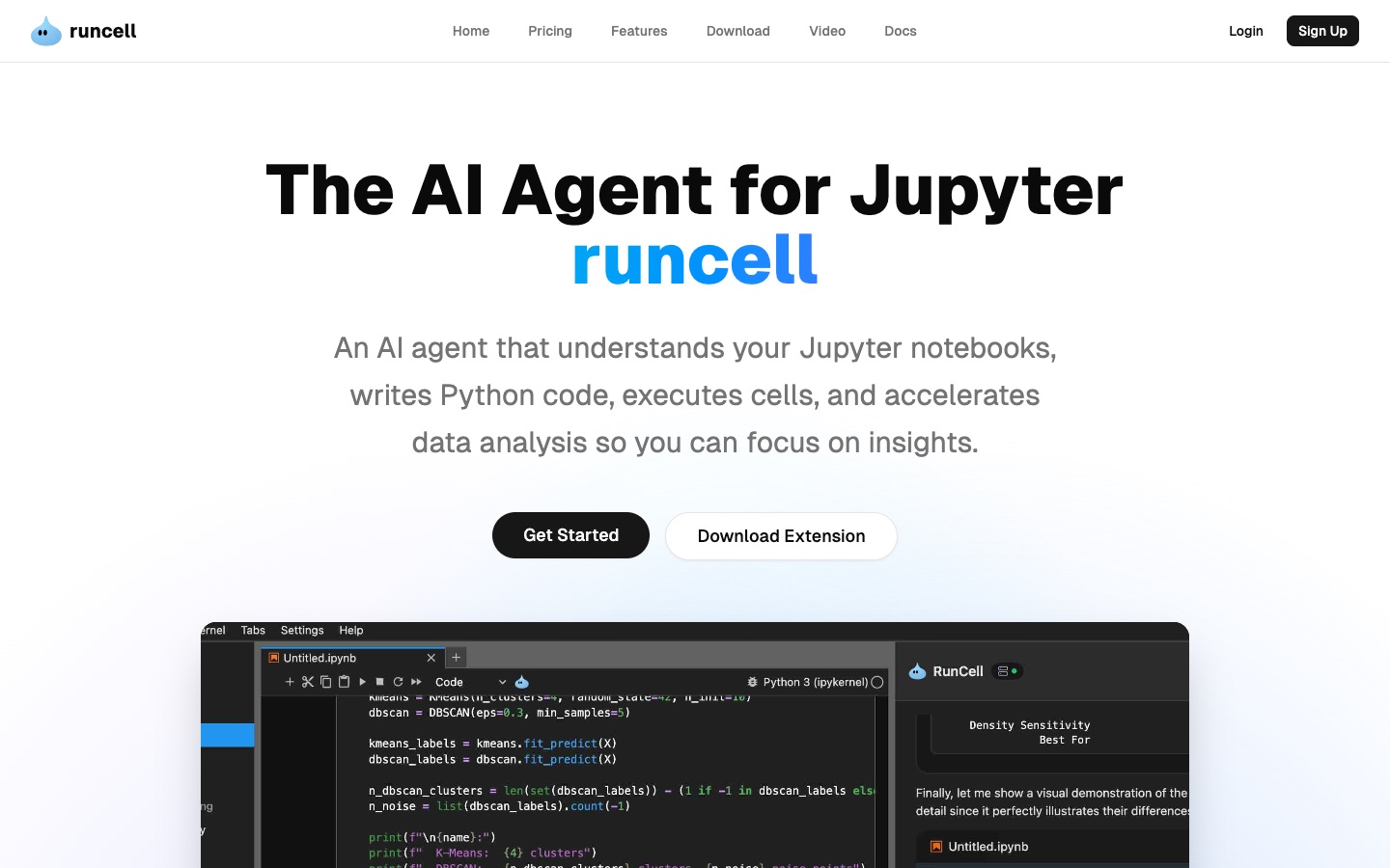 RunCell Produkt-Screenshot